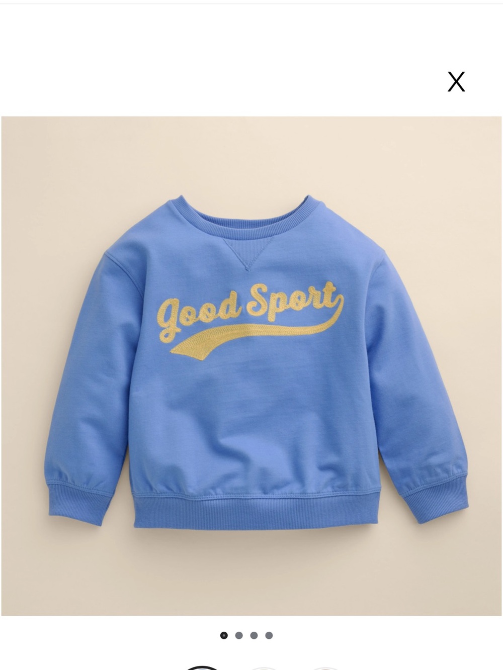 Baby & Toddler Little Co. by Lauren Conrad Crew Pullover in Blue Sport, Size 9M